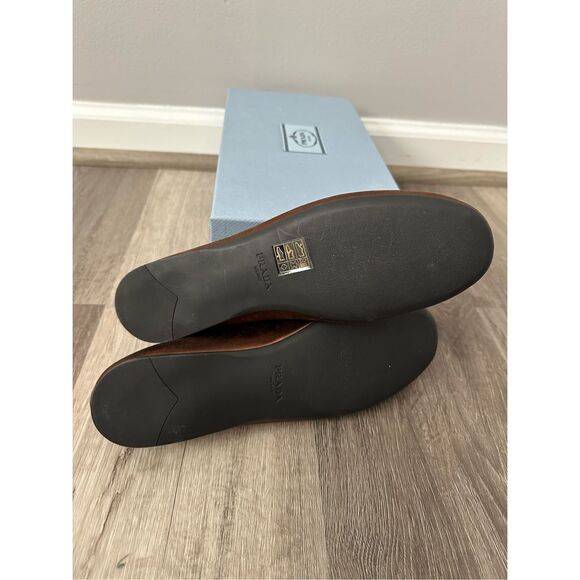 PRADA SATIN BALLERINAS SIZE 38 (8) $1050 - Picture 10 of 14